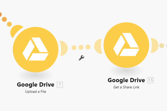 Make/Integromat Google Drive modules