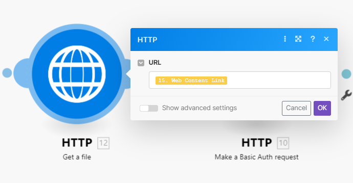 HTTP Get a file module